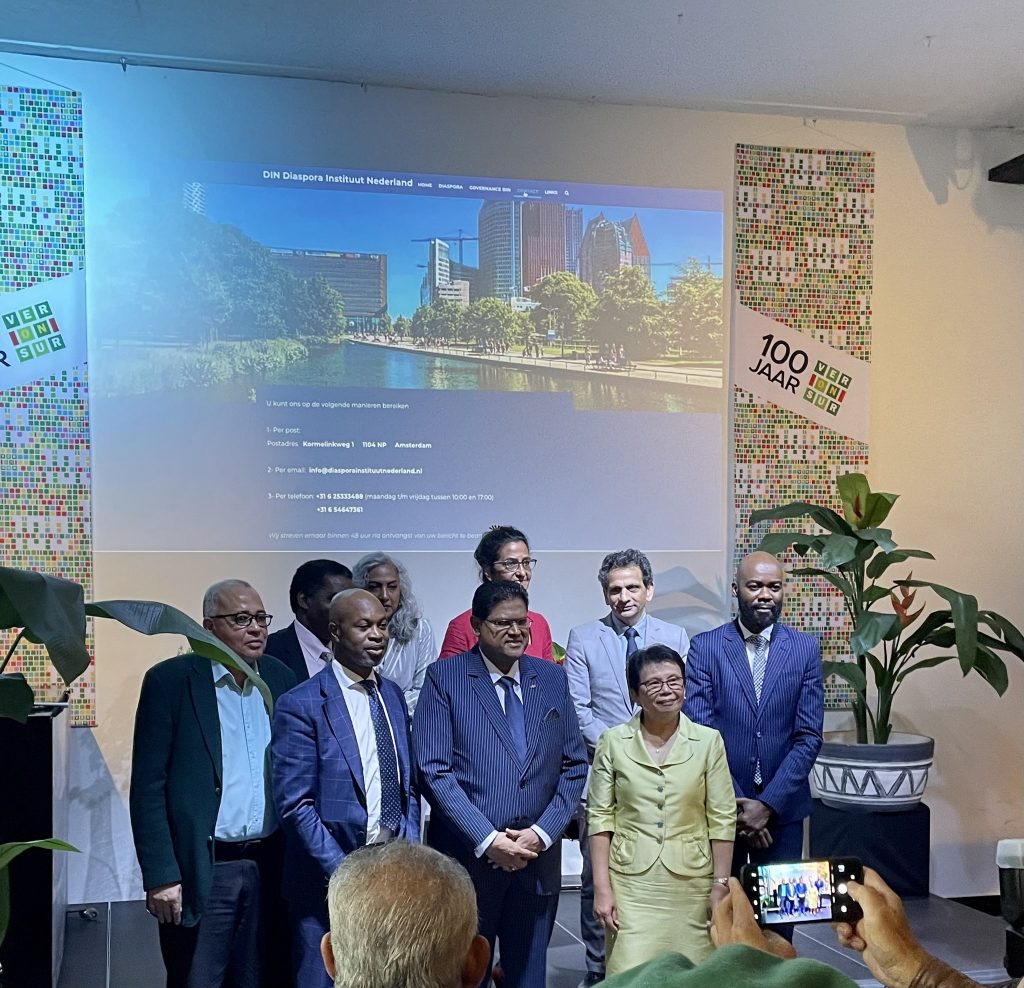 Diaspora Instituut Nederland In Amsterdam Geproclameerd Dagblad Suriname